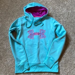 Light blue Under Armour hoodie
